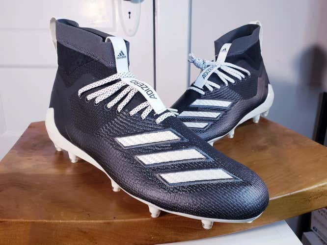 Adidas Adizero 8.0 SK Football Cleats D97642 Black / White / Grey