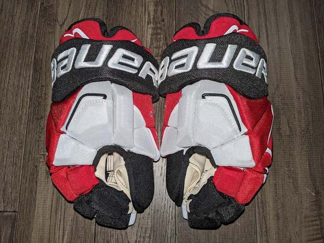New PRO STOCK Bauer Vapor APX2 Pro Gloves - 14" New Jersey Devils