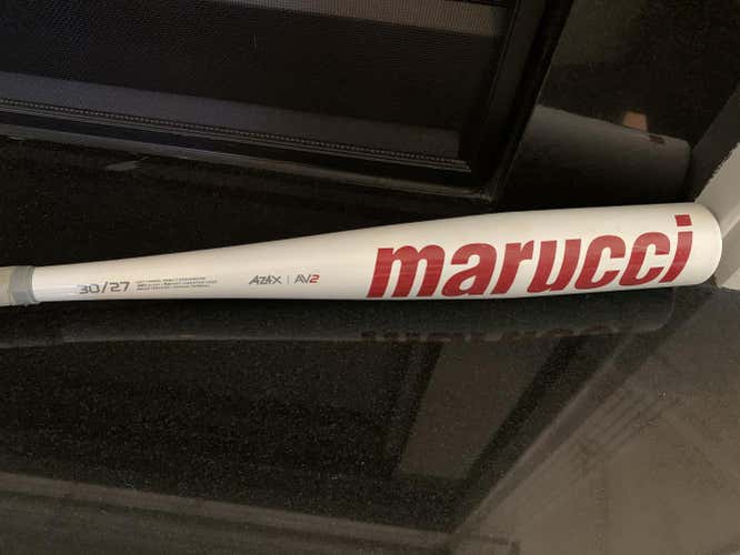 Used Mcbc7 2017 BBCOR Certified Marucci Alloy CAT 7 Bat (-3) 27 oz 30"