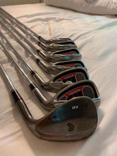 Used Right Handed Burner Plus Regular Flex Steel Shaft Iron Set