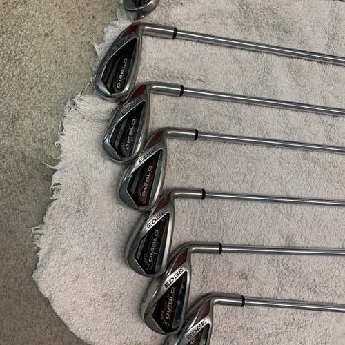 Used Right Handed Diablo Edge Regular Flex Steel Shaft Iron Set