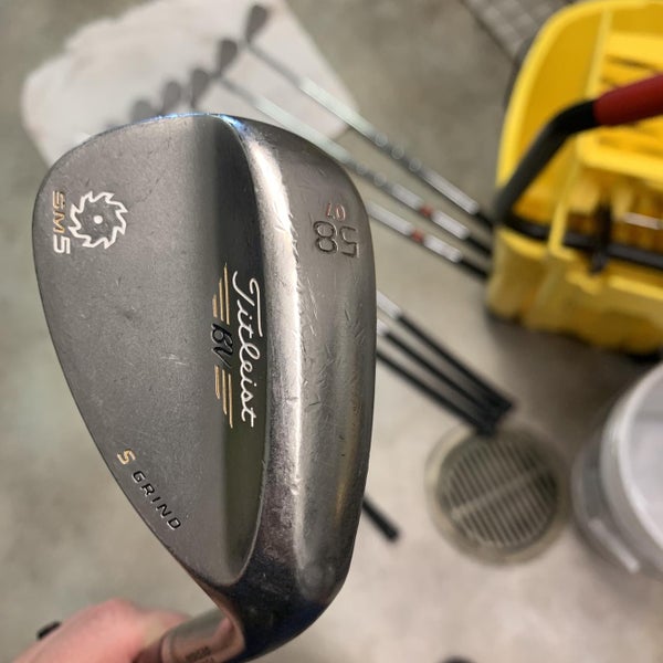 Used Right Handed Vokey SM5 Tour chrome wedge Regular Flex Steel Shaft Wedge