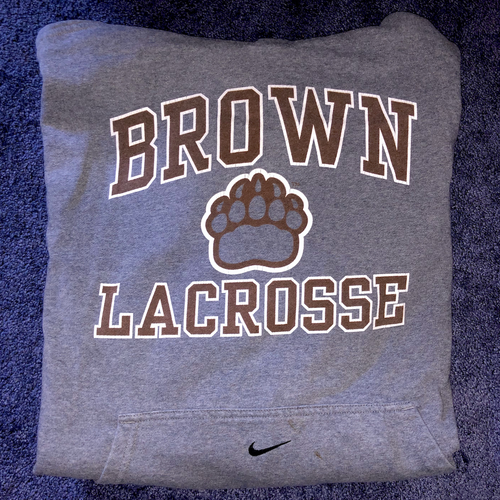 Gray Brown Bears Lacrosse Sweatshirt