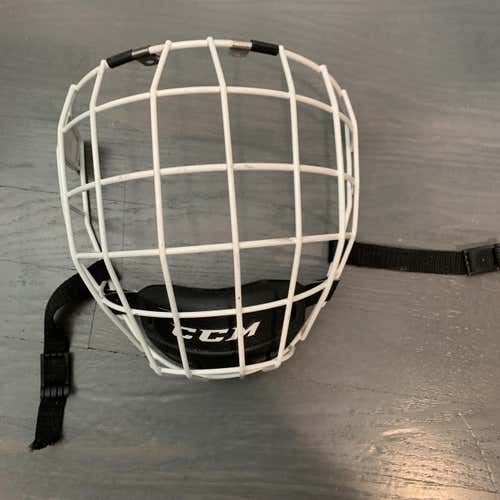 White New Large CCM  Helmet