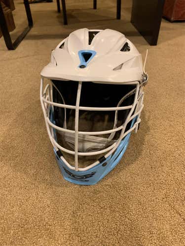 White Used Player's Cascade R Helmet Youth