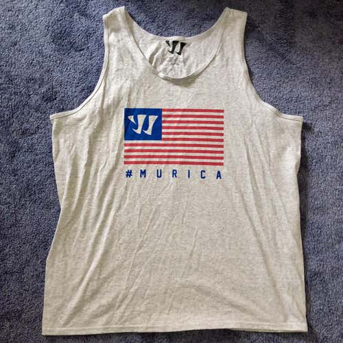 Gray Warrior Lacrosse ‘#Murica’ Tanktop