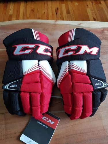 Red New CCM Tacks 5092 Gloves 13"