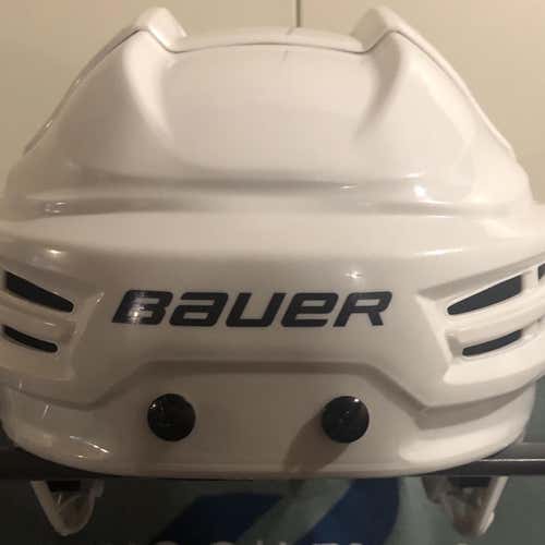 White Used Large Bauer IMS 5.0  Helmet