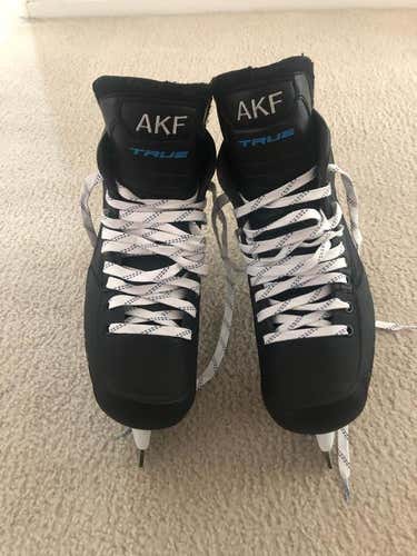 Senior New True 2 Piece Hockey Goalie Skates Extra Wide Width Pro Stock Size 12