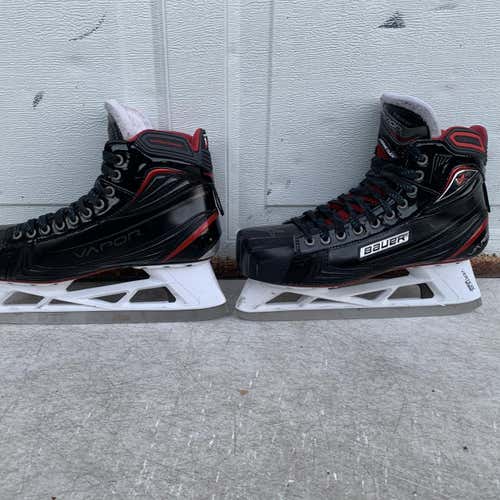 Used Bauer 1x Regular Width  Size 11 Hockey Goalie Skates