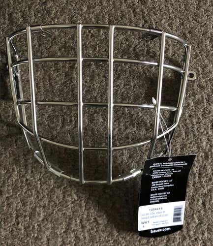 Silver Senior New Bauer 960XPM Goalie Mask cage
