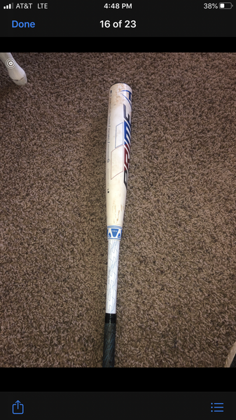 High School/College Used louisville Slugger Prime 919 Bat (-3) 30 oz 33"