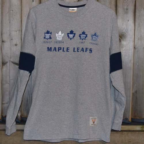 Vintage Toronto Maple Leafs Logo History Shirt