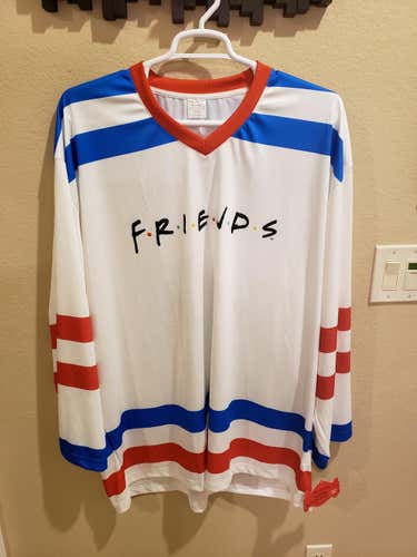 FRIENDS HOCKEY JERSEY 2XL-3XL RARE NEW