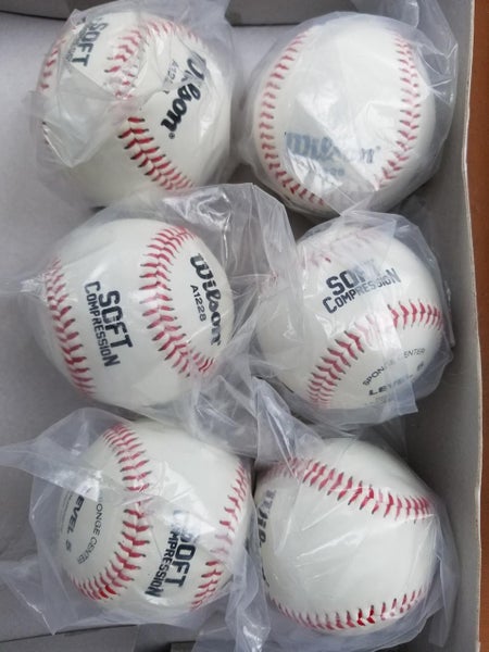 6 New Wilson Baseballs