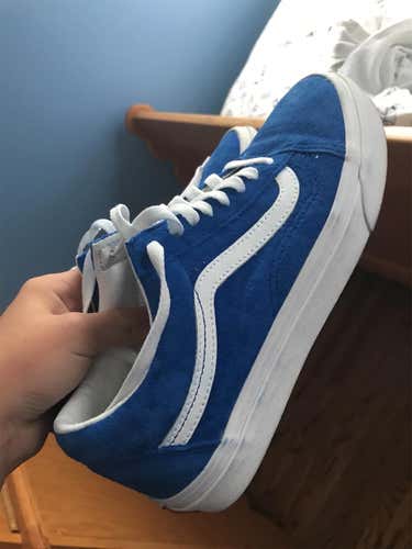 Blue Men's Size 7.0 (Women's 8.0) Vans Shoes