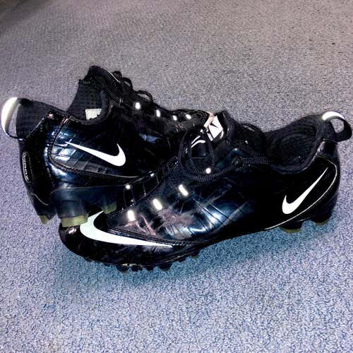 Black Nike Zoom Vapor Fly Cleats