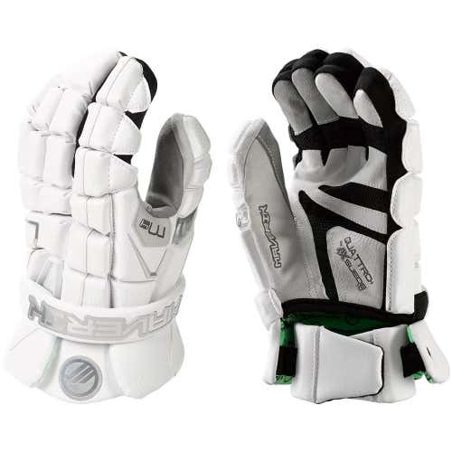 New Maverik M4 13" (large) White Lacrosse Gloves