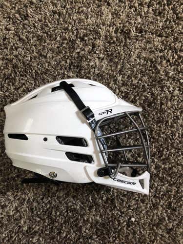 White Used Player's Cascade CPV-R Helmet
