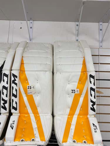 New 33 +1 CCM Extreme Flex E3.5  Goalie Leg Pads