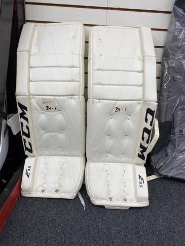 New 34 +1 CCM Extreme Flex E3.5 Goalie Leg Pads