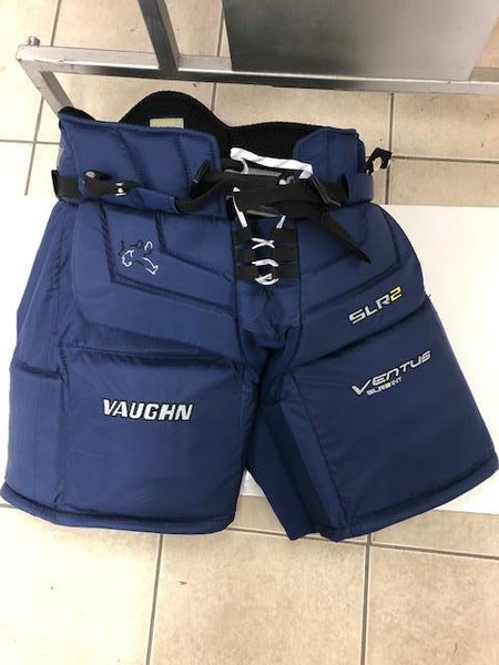 Blue Intermediate New Large Vaughn Hockey Goalie Pants / Ventus SLR2