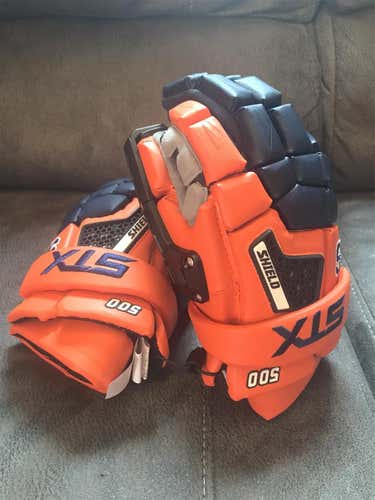 Syracuse Lacrosse Goalie Gloves 13” (Team issued)