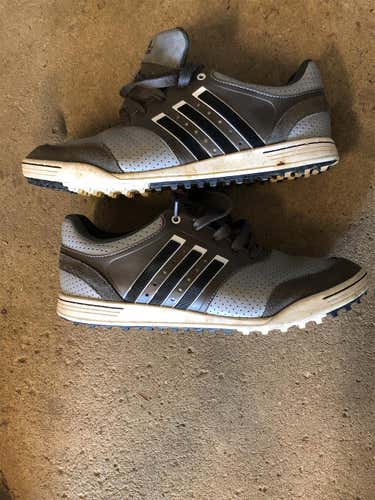 Gray Men's Size 12 (Women's 13) Adidas Golf Shoes
