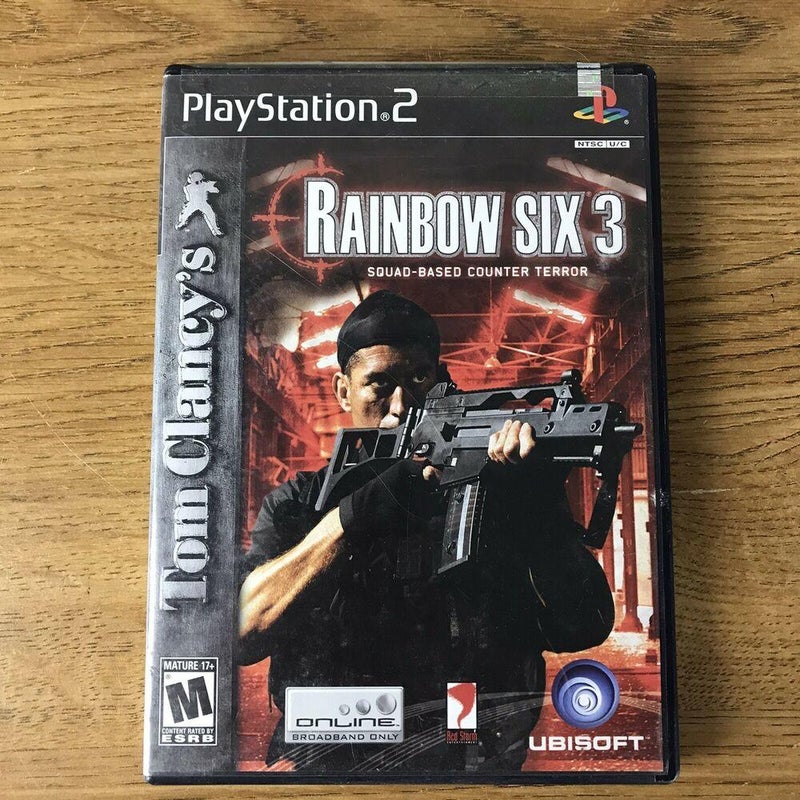 Tom Clancy's Rainbow Six 3 - PS2 NO MANUAL SCRATCHED BUT WORKS