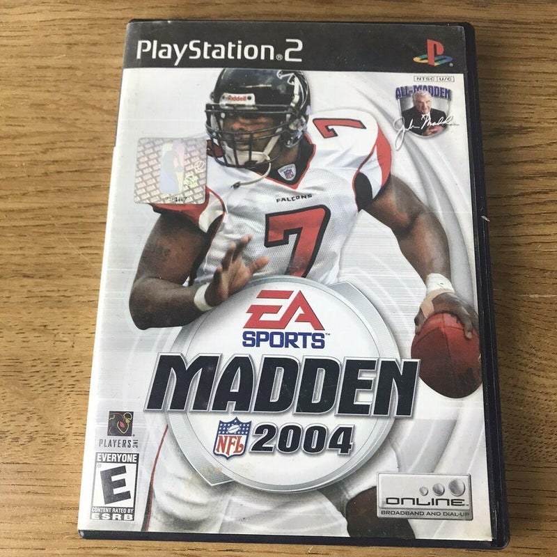 Madden NFL 2004 PLAYSTATION 2 (PS2) Sports (Video Game) Missing Manual Rare