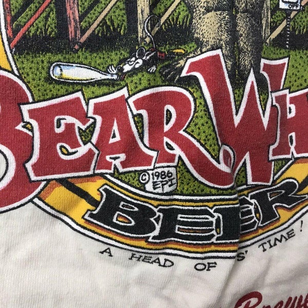 Bear Whiz Beer Colorado Vintage 80s T Shirt Funny Humorous Made In USA –  NeonVtg