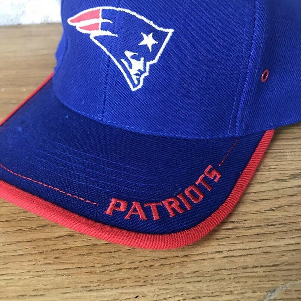 New England Patriots Hat Snapback Cap New Era NFL Football Vintage 80s Pat  Red