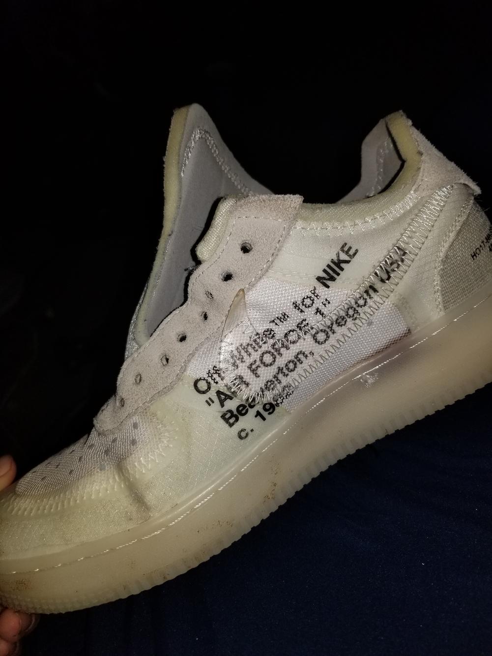 White Used Nike Off white x Nike Off white af1 lows | SidelineSwap