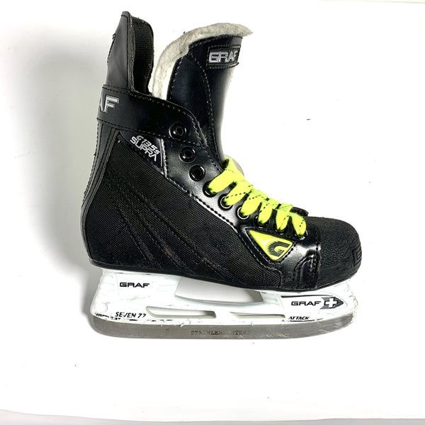 USED Graf Supra G135S Junior Hockey Skates Size 1R