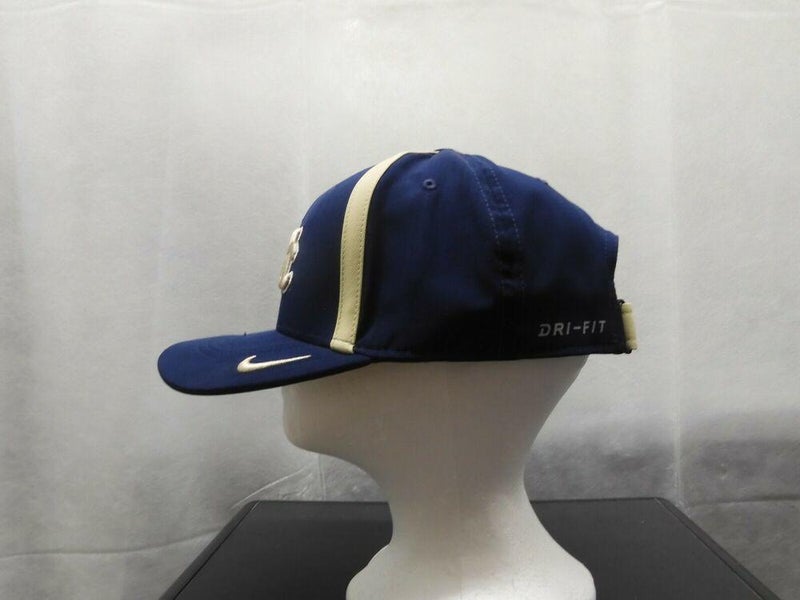 Men's Nike Navy Michigan Wolverines Go Blue Big Swoosh Heritage 86  Adjustable Hat