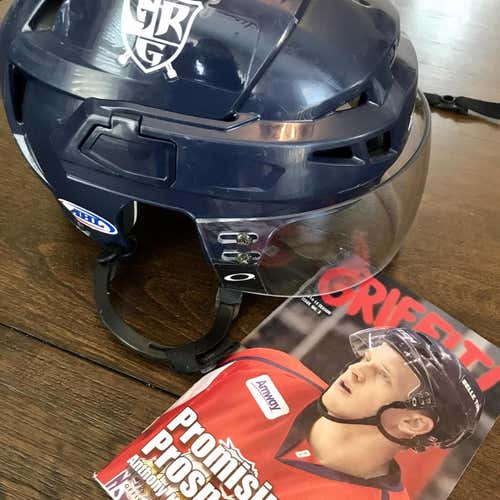 Anthony Mantha Grand Rapids Griffins Helmet w/ Program CCM V08
