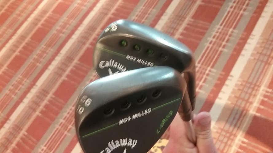 Used Callaway MD3 Milled C Grind 56 & 60 Degree (2 wedges)