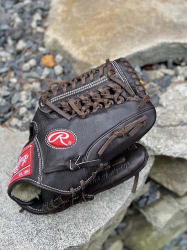 Never Used Dark Brown Rawlings Pro Preferred 11.75" Glove w/ Initials