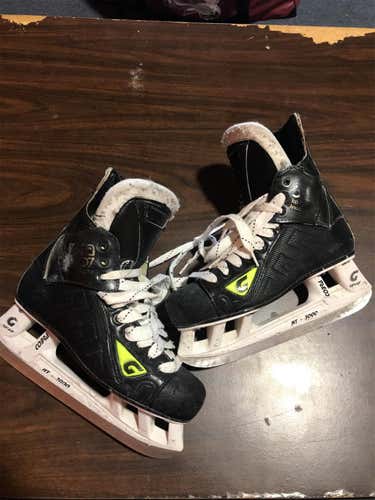 Used Graf Supra 707 Regular Width Pro Stock Size 7.5 Hockey Skates Penguins Stock