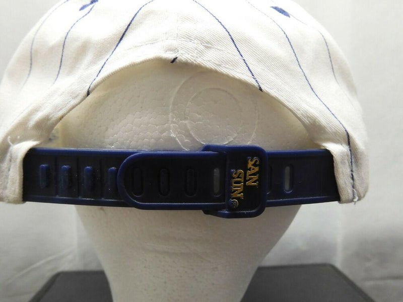 Vintage 1980s MLB New York Mets Pinstripe Snapback Starter Hat 