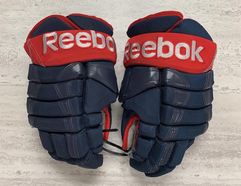 New Columbus Bluejackets Reebok 90PR 13" Pro Stock Gloves