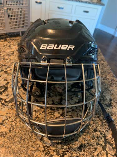 Black Used Large Bauer IMS 7.0  Helmet