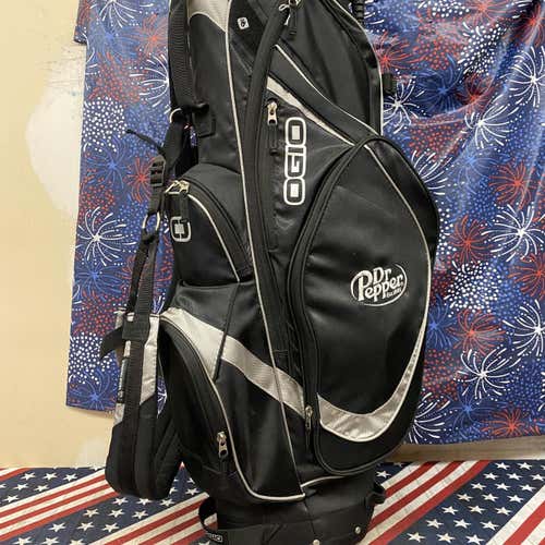 Black Men's Ogio Dr. Pepper Stand Bag-148726