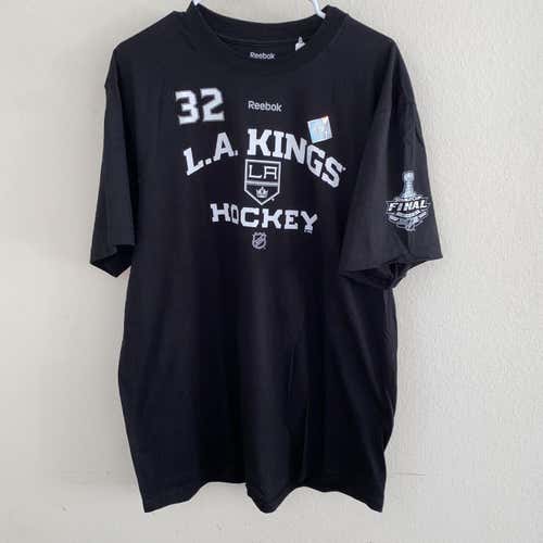 NWT Reebok 2012 Los Angeles Kings Stanley Cup Jonathon Quick Jersey Tee