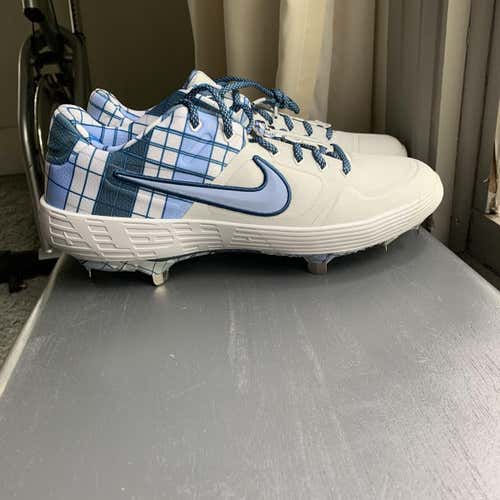 Nike Alpha Huarache Elite 2 PE Fathers Day Baseball Cleats Size 12 UNC