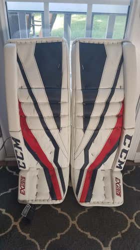 34 +2 CCM Extreme Flex lll Pro Goalie Leg Pads