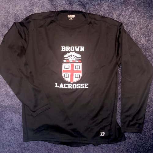 Brown Lacrosse Long-sleeve Tee