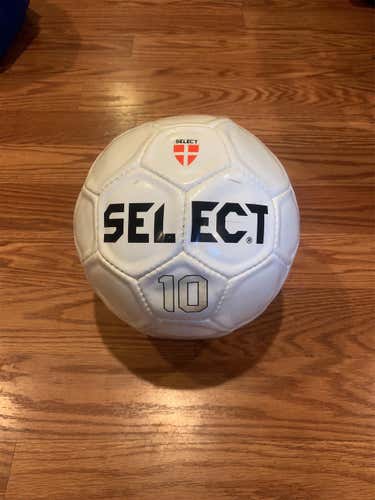 White Used Select Soccer Ball Size 5