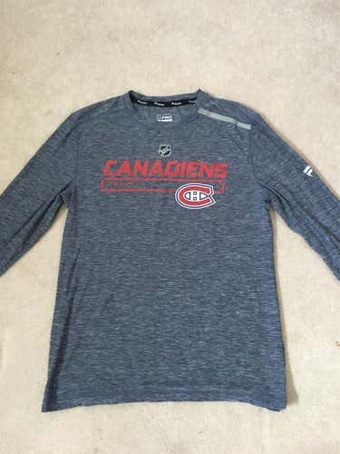 Montreal Canadians Pro Stock Fanatics Long Sleeve Shirt