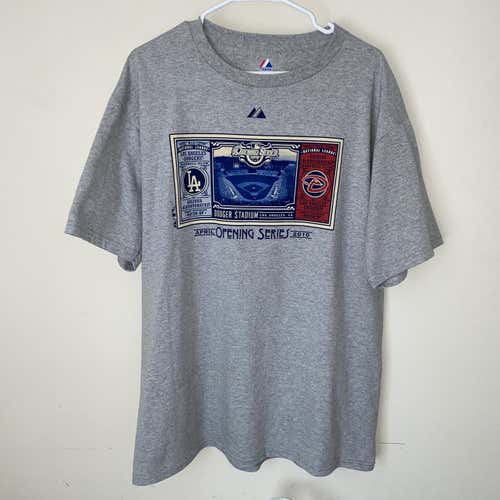 Rare Majestic Dodgers vs Diamondbacks 2010 Opening Day Giveaway Tee